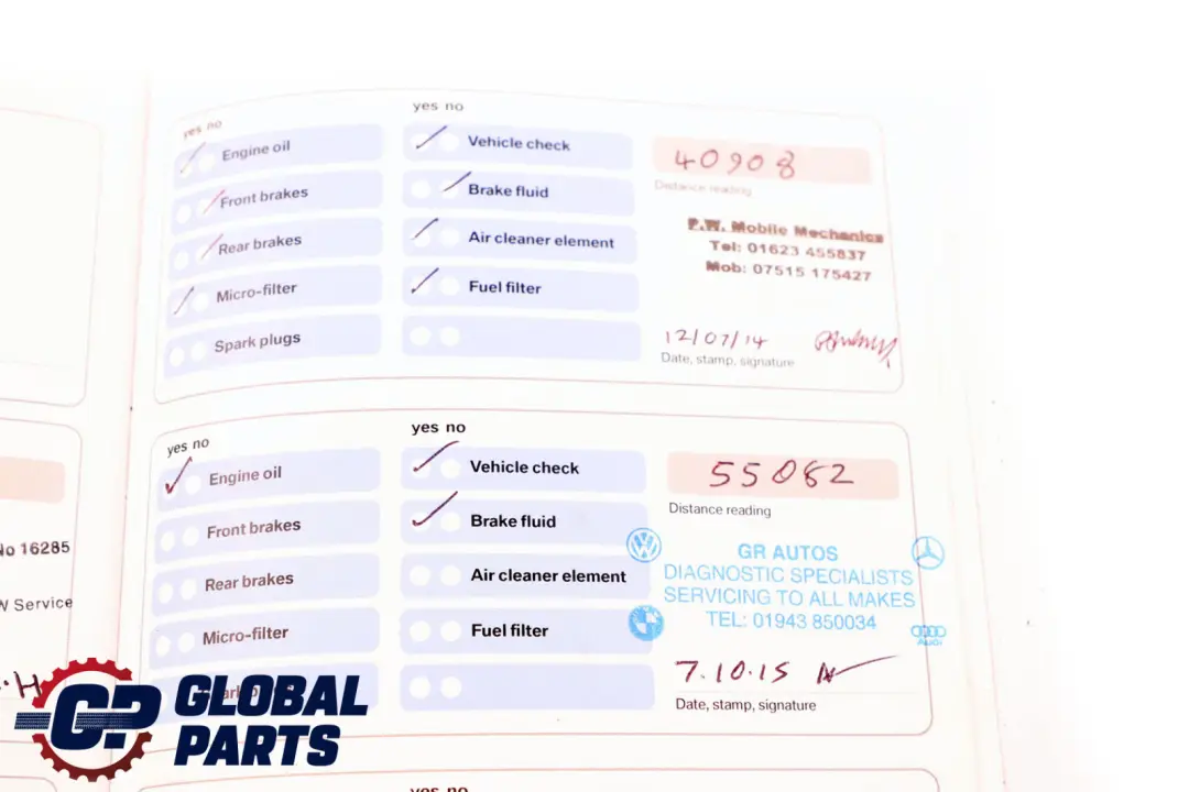 BMW 5 Series 3 E60 E61 LCI Service Booklet Owner's Handbook Books Set Case