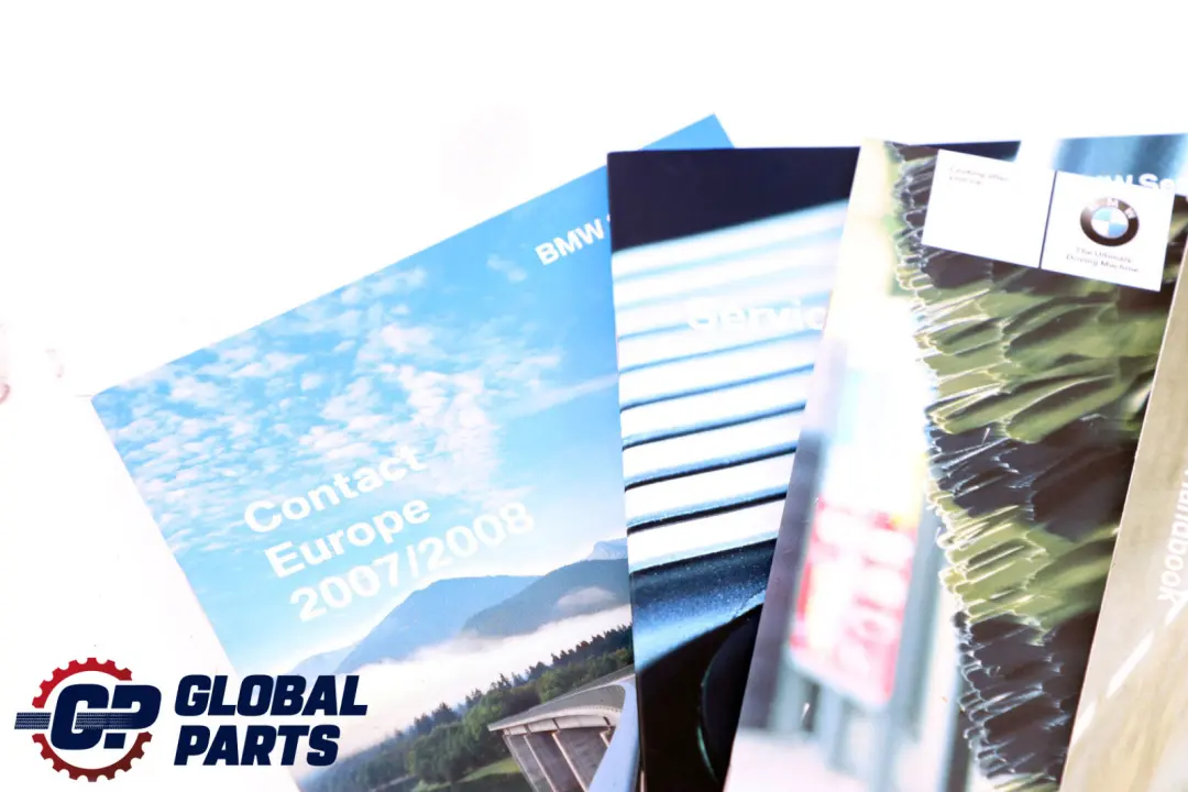 BMW 5 Series 3 E60 E61 LCI Service Booklet Owner's Handbook Books Set Case