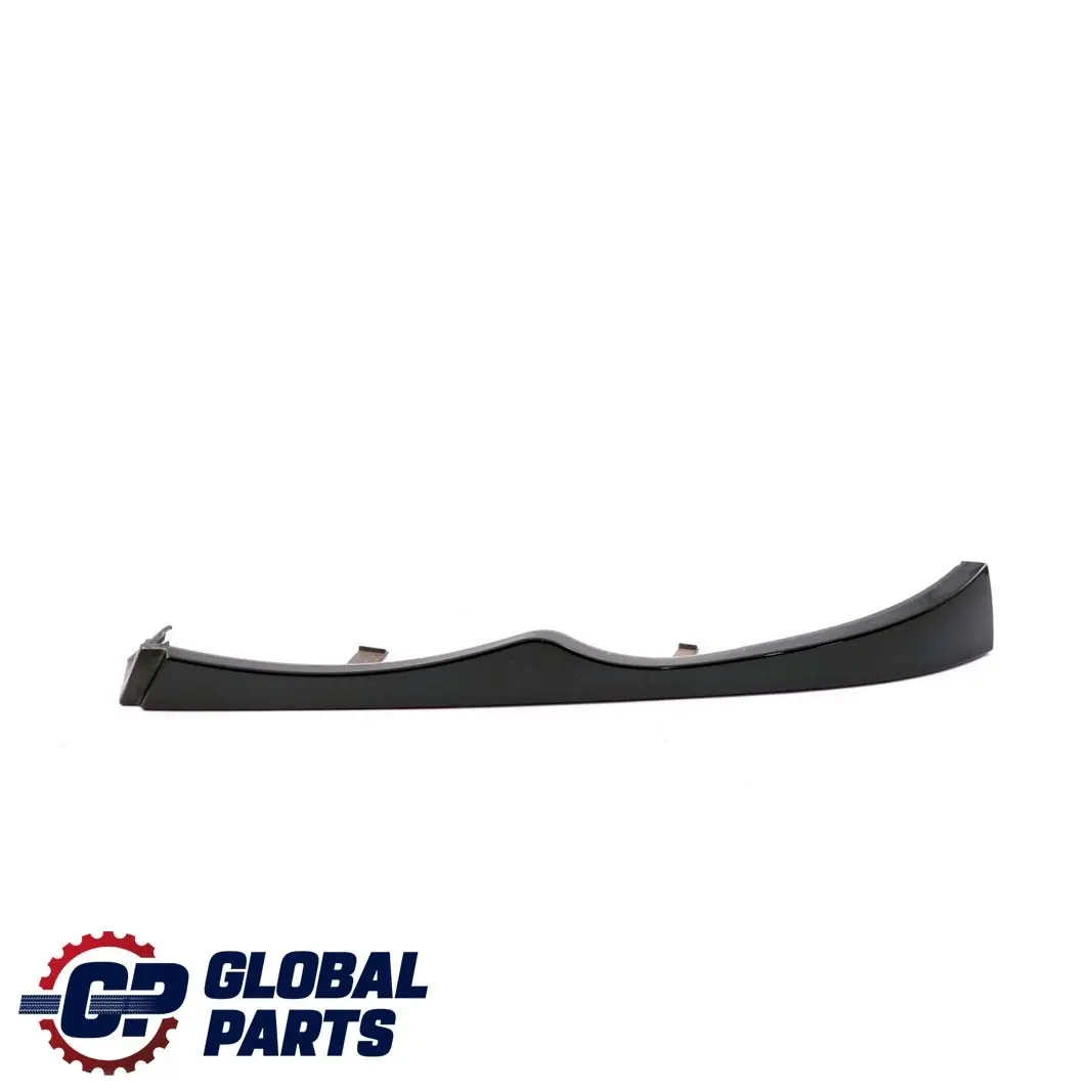 BMW 3 E46 Front Left N/S Headlight Trim Cover Schwarz 2 Black 668