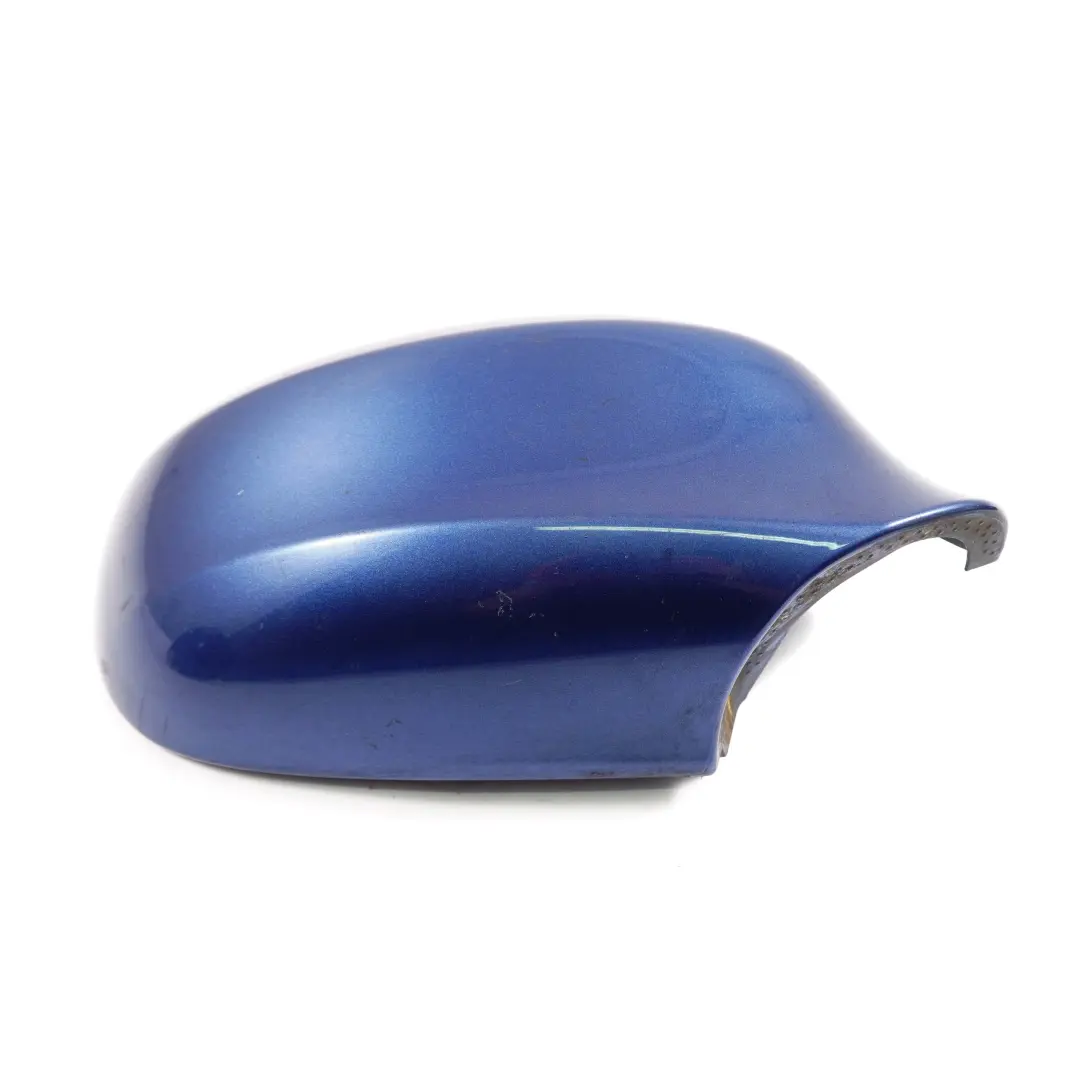 BMW E90 E91 LCI Right Cover Cap O/S Wing Mirror Montegoblau Blue A51