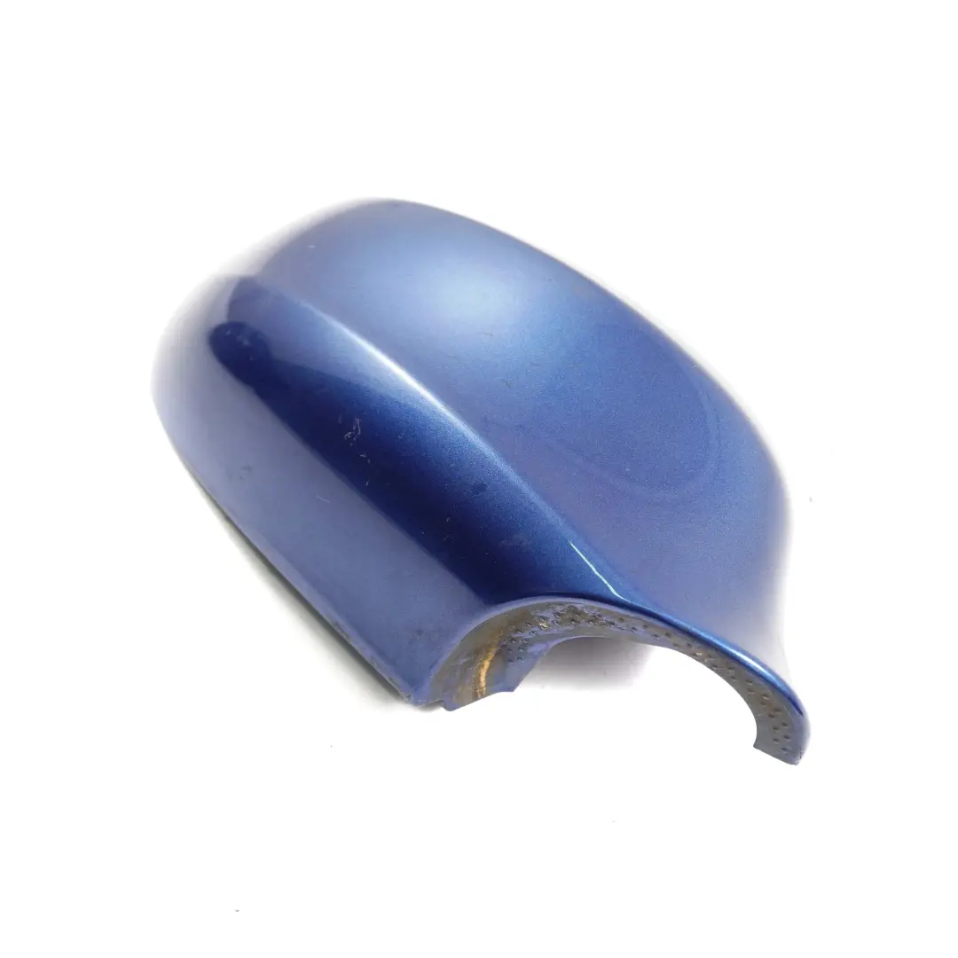 BMW E90 E91 LCI Right Cover Cap O/S Wing Mirror Montegoblau Blue A51