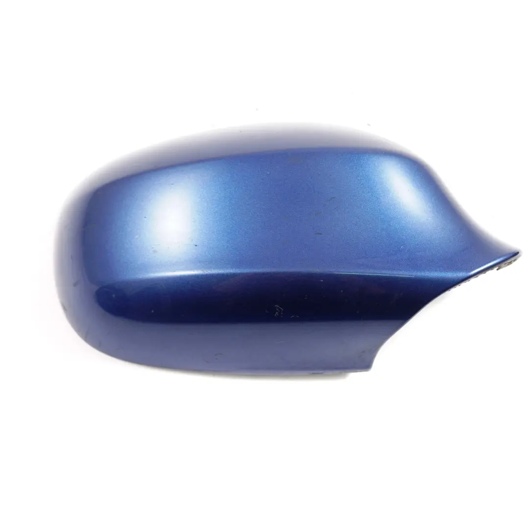 BMW E90 E91 LCI Right Cover Cap O/S Wing Mirror Montegoblau Blue A51