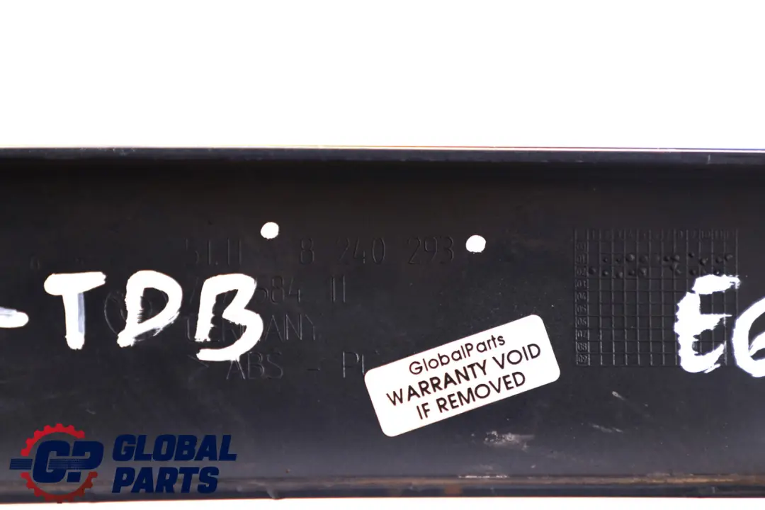 BMW 7 Series E65 E66 Bumper Guard Strip Front Left N/S Toledoblau Metallic