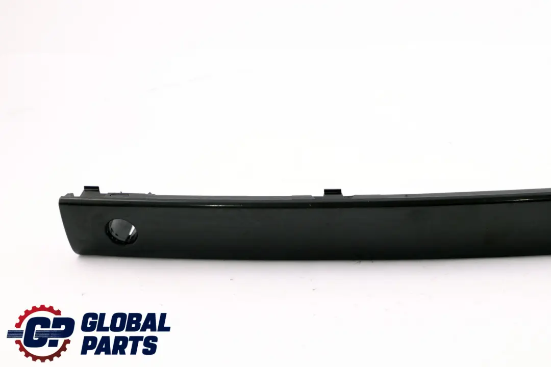 BMW 5 Series E65 E66 Bumper Guard Strip Front Right O/S Black Sapphire Metallic