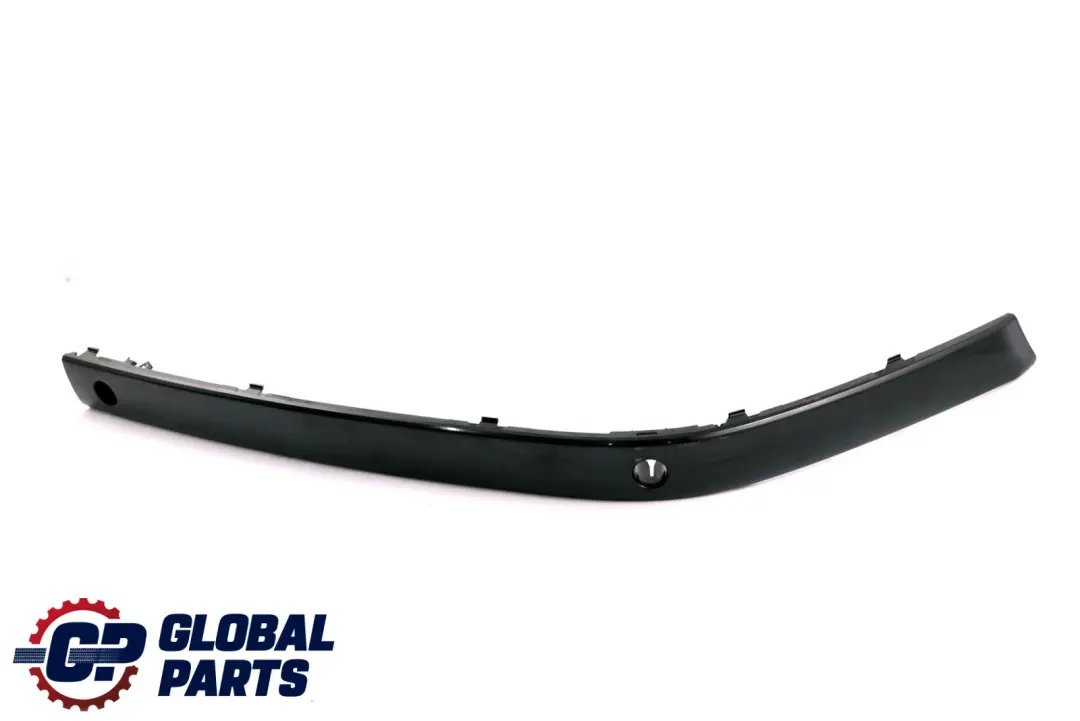 BMW 5 Series E65 E66 Bumper Guard Strip Front Right O/S Black Sapphire Metallic