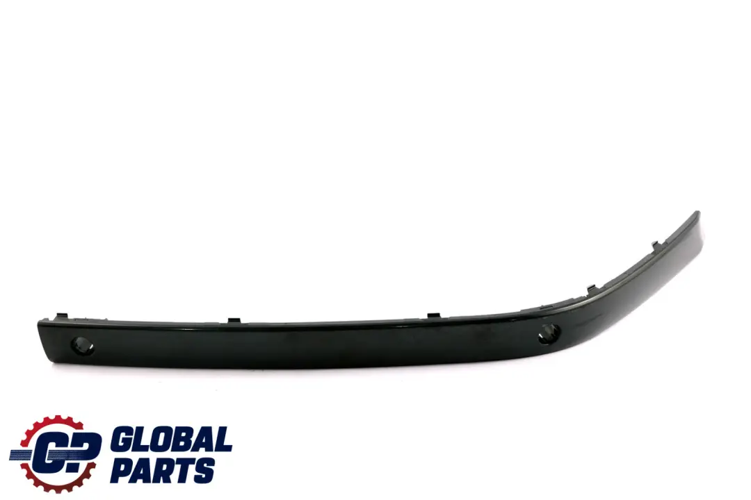 BMW 5 Series E65 E66 Bumper Guard Strip Front Right O/S Black Sapphire Metallic