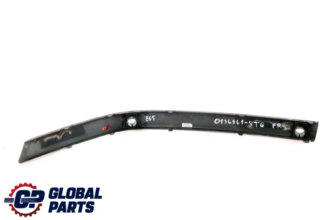 BMW 7 Series E65 E66 Bumper Guard Strip Front Right O/S Sterlinggrau Metallic