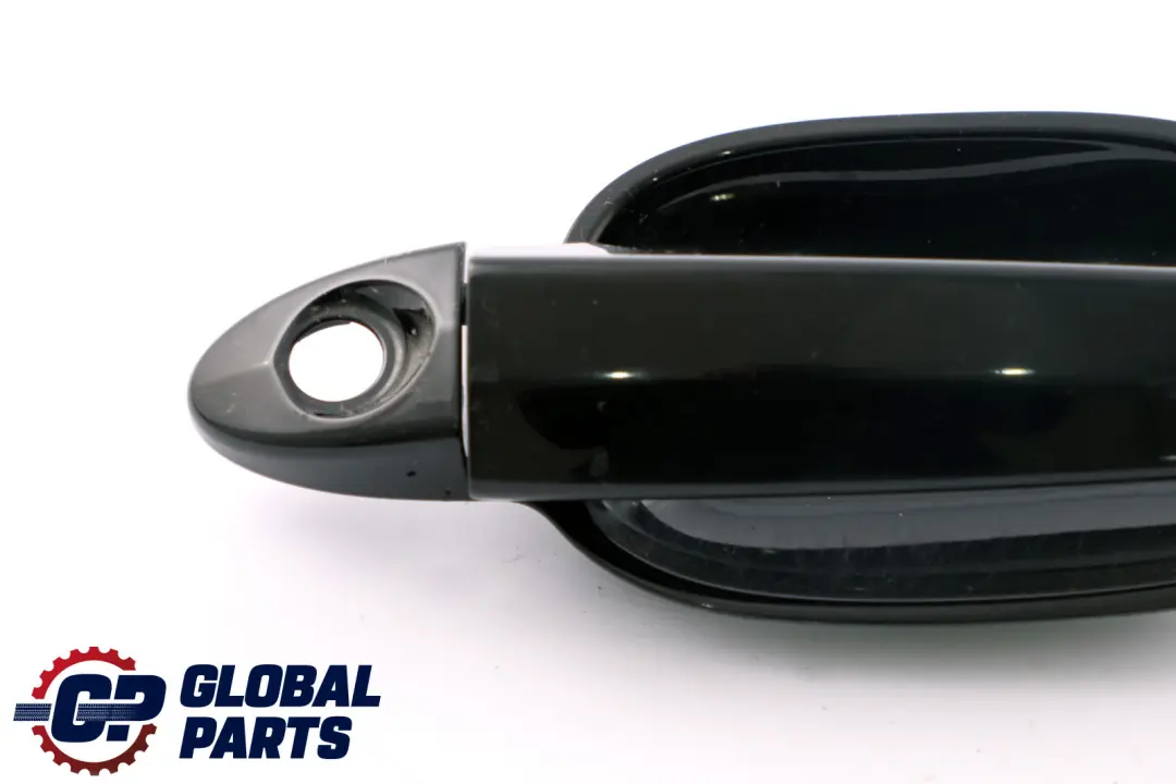 BMW 5 Series E60 E61 Recess Front Right Grab Handle O/S Schwarz Black 668