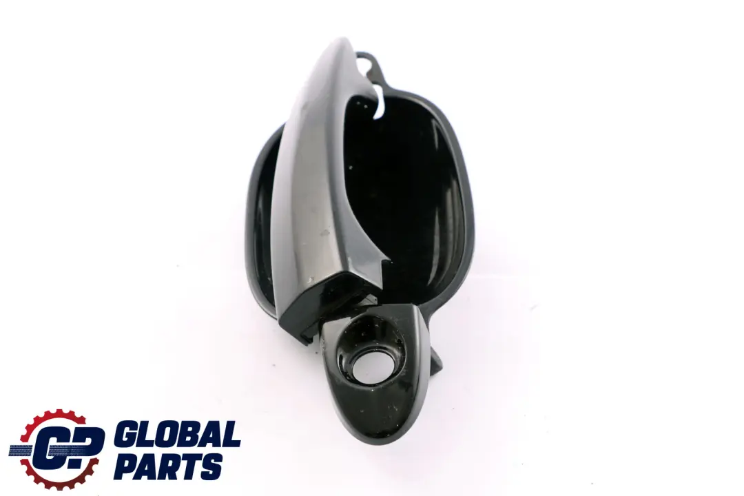 BMW 5 Series E60 E61 Recess Front Right Grab Handle O/S Schwarz Black 668