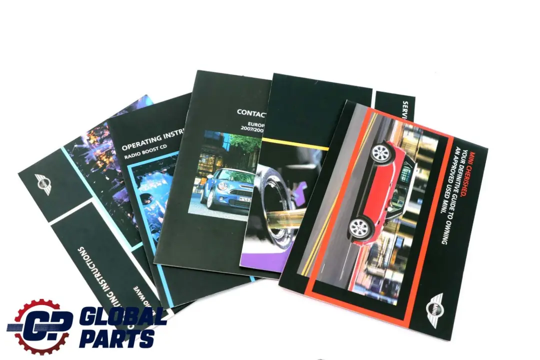 BMW Mini Cooper 1 R50 Service Booklet Owner's Handbook Set Pouch Case Wallet