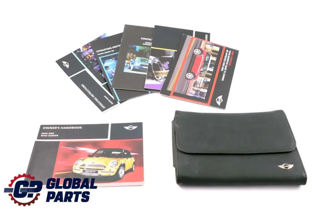 BMW Mini Cooper 1 R50 Service Booklet Owner's Handbook Set Pouch Case Wallet