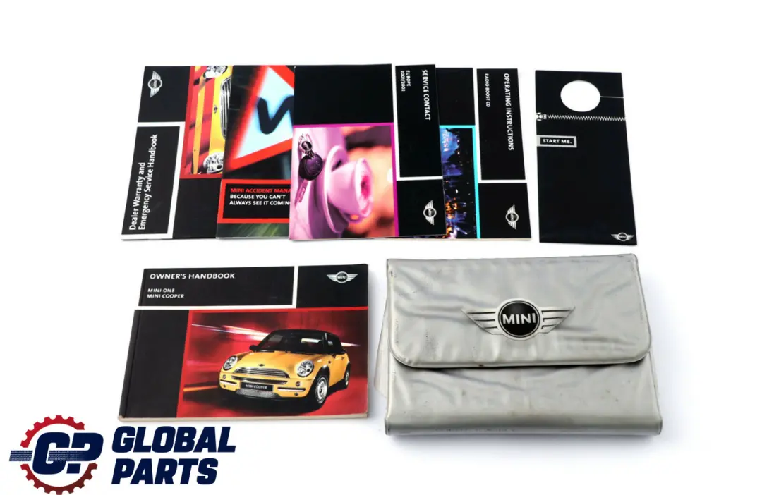 BMW Mini Cooper R50 Service Booklet Owner's Handbook Set Pouch Case Wallet