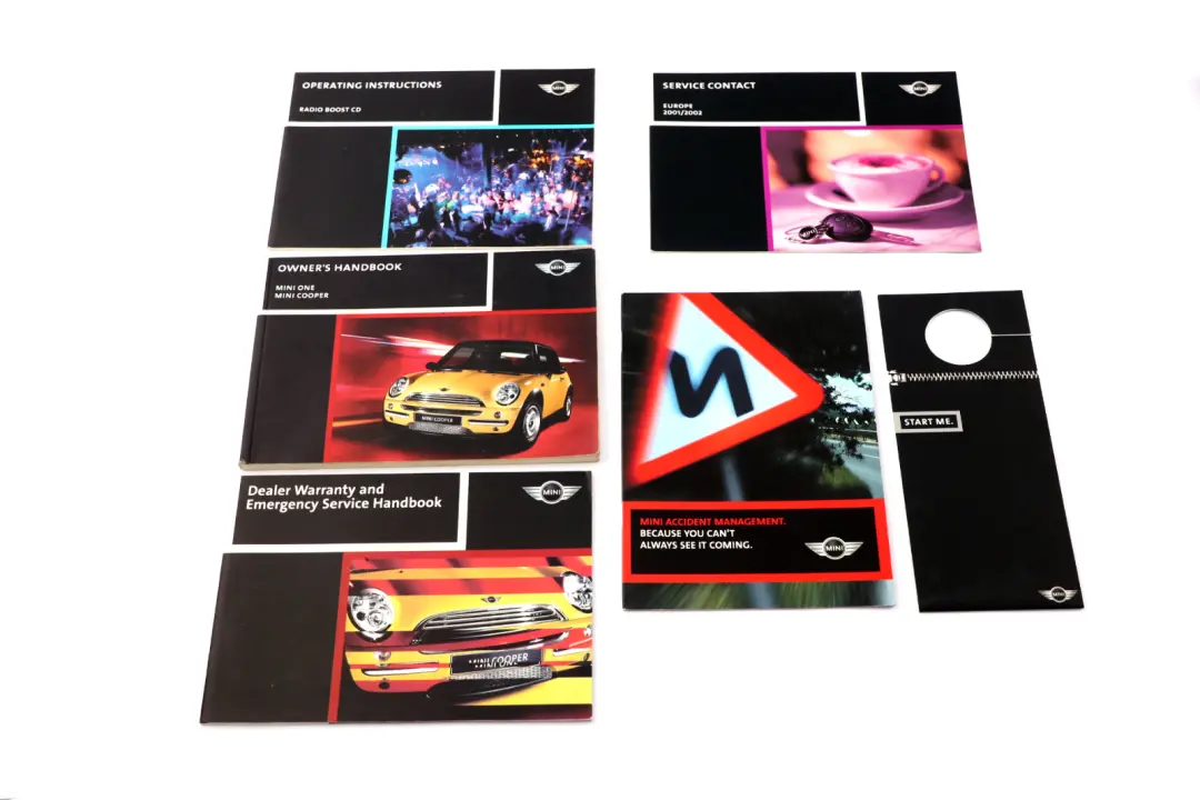 BMW Mini Cooper R50 Service Booklet Owner's Handbook Set Pouch Case Wallet