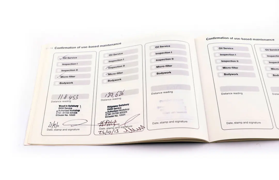 BMW X5 Series E53 Service Booklets Owner's Handbook Case Pouch Wallet