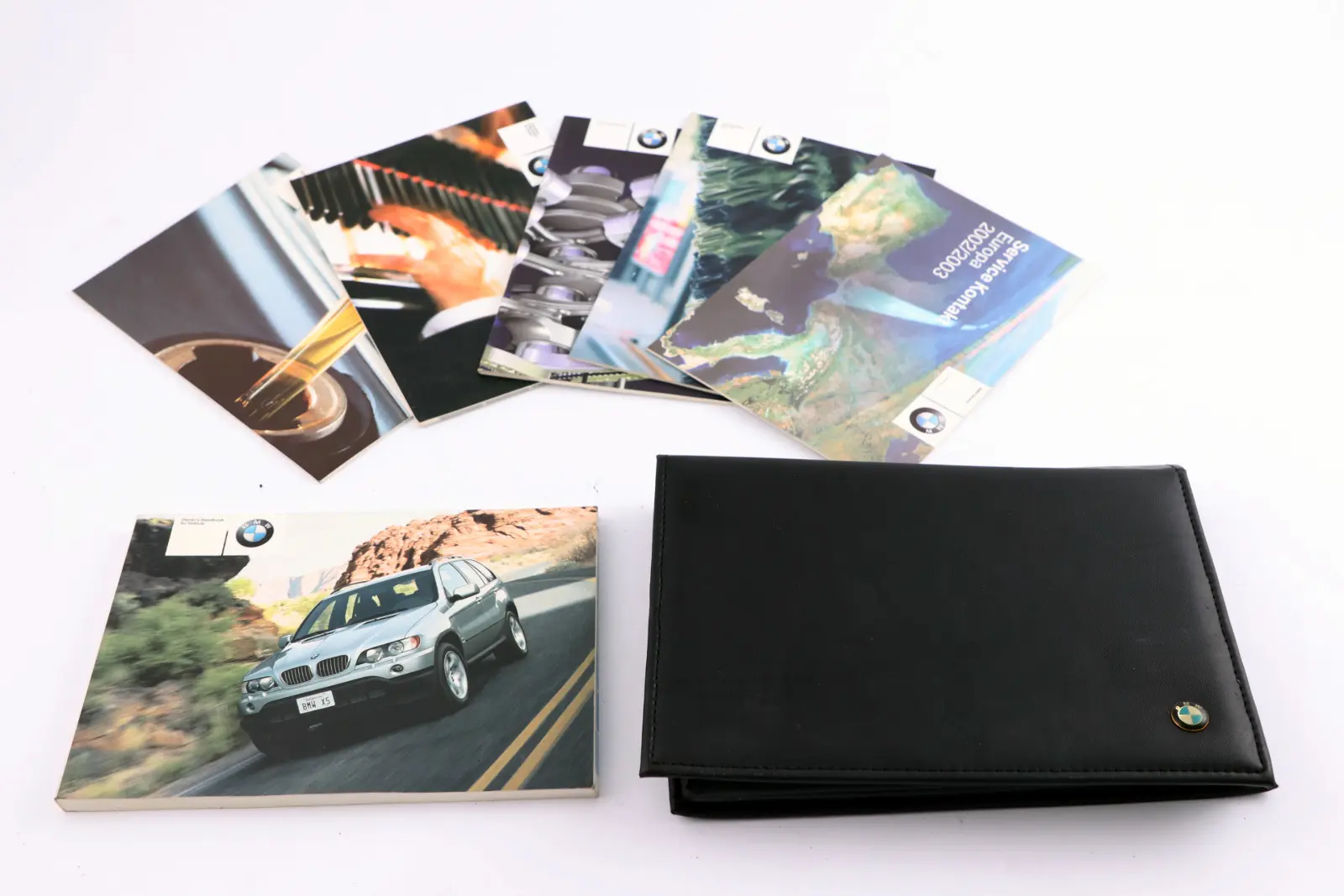 BMW X5 Series E53 Service Booklets Owner's Handbook Case Pouch Wallet