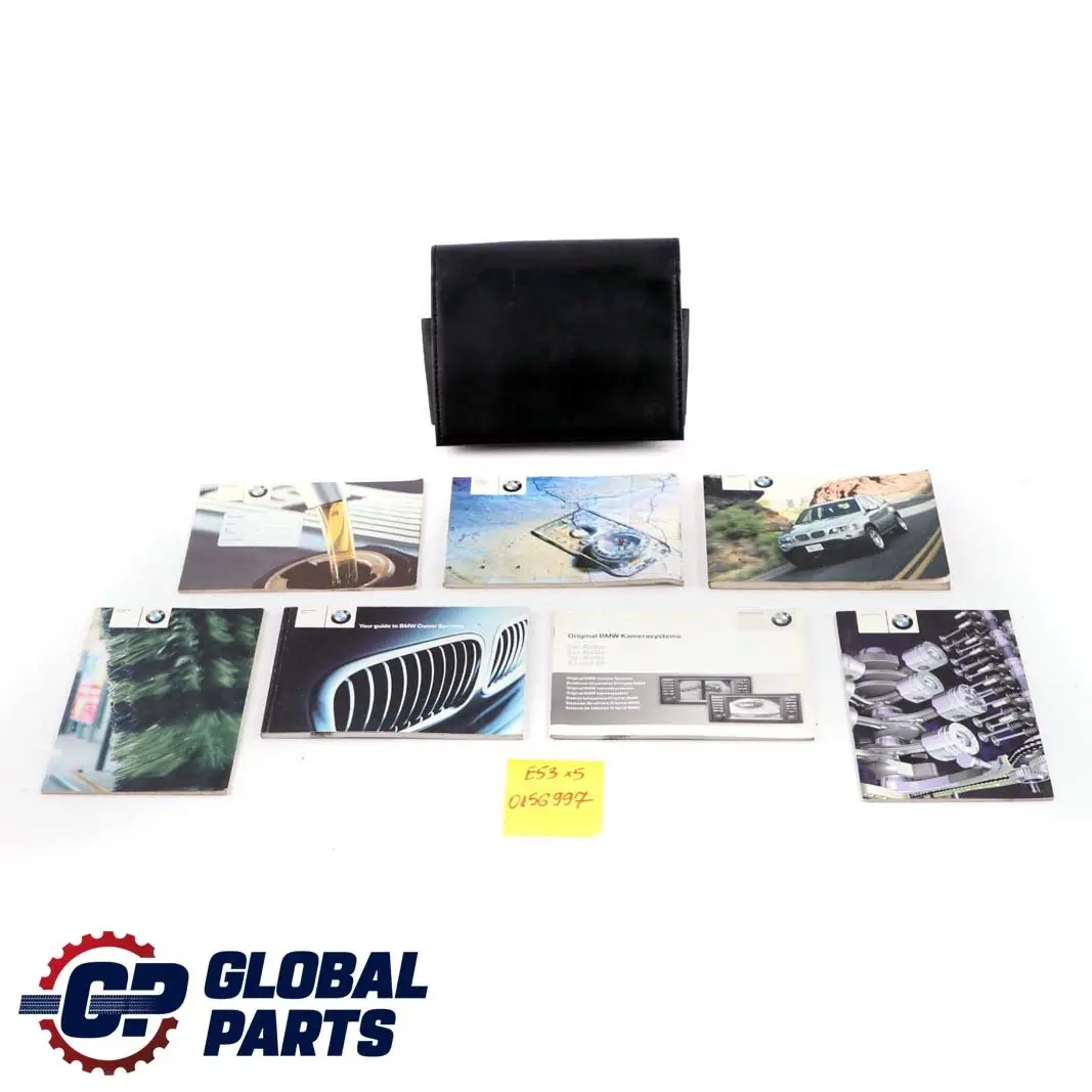 BMW X5 Series E53 Service Booklet Owner's Handbook Book Set Wallet Case 0156997