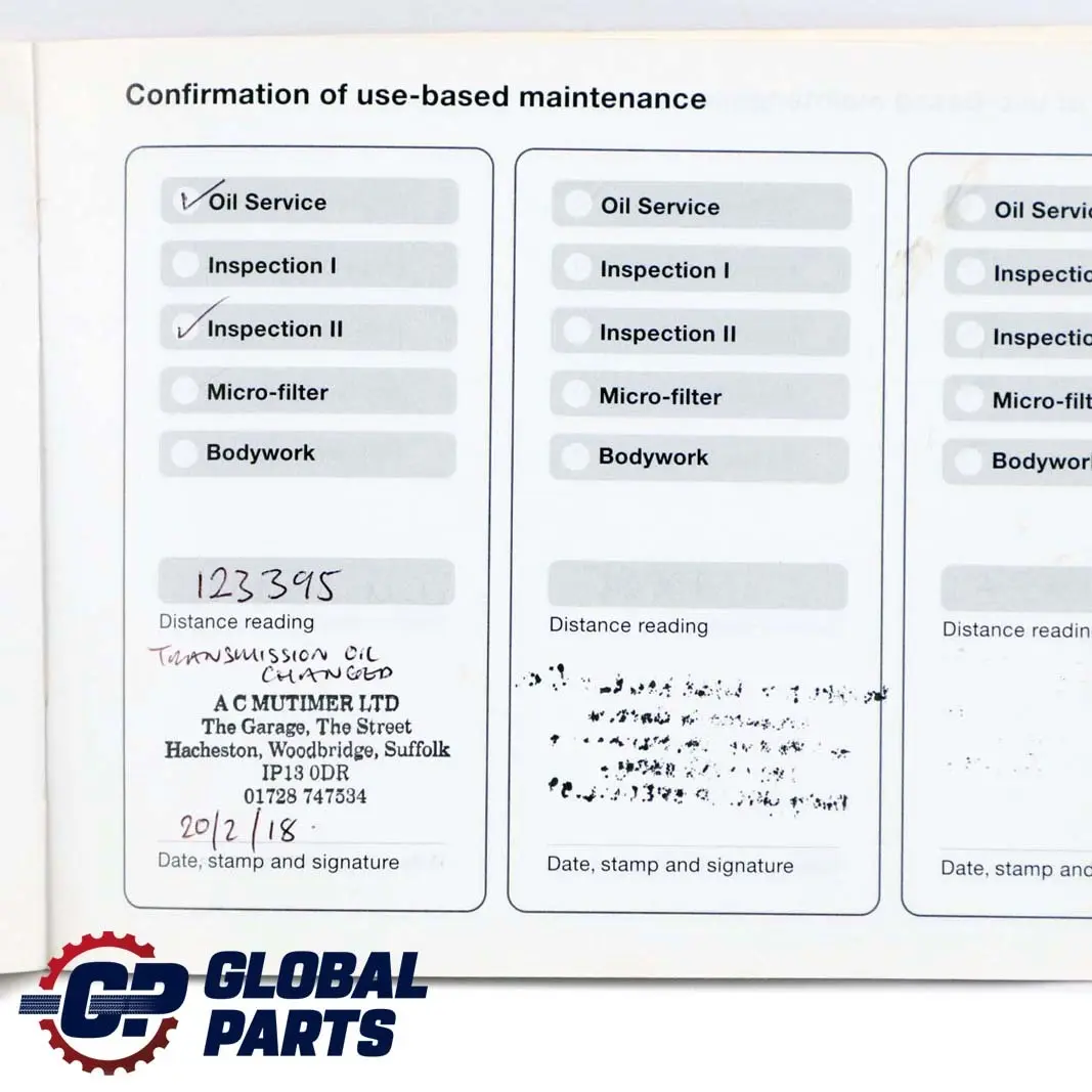 BMW X5 Series E53 Service Booklet Owner's Handbook Book Set Wallet Case 0156997