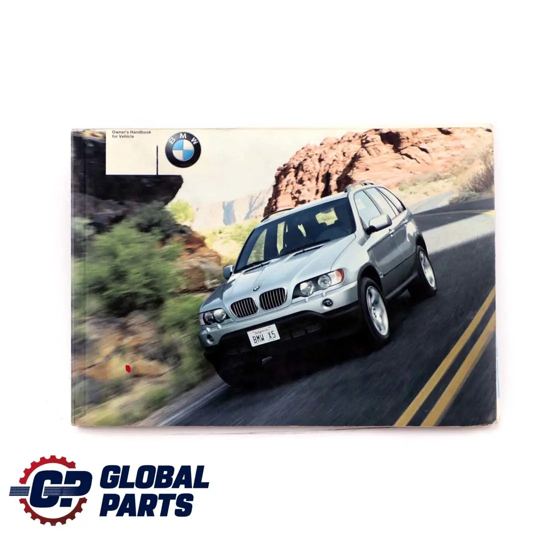BMW X5 Series E53 Service Booklet Owner's Handbook Book Set Wallet Case 0156997