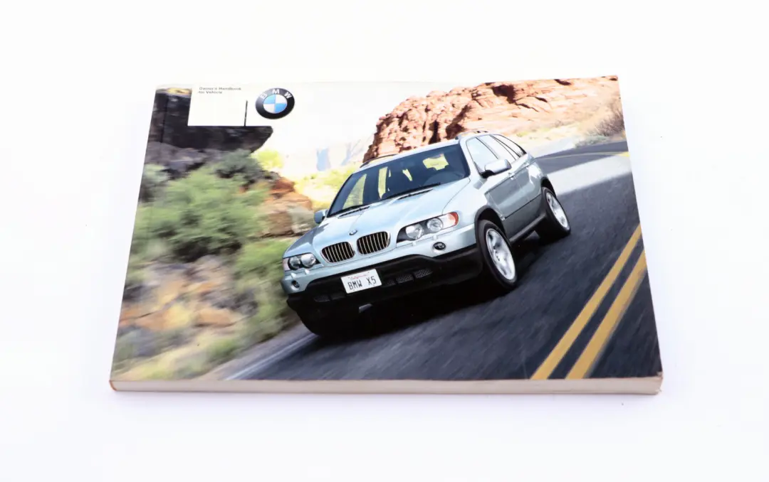 BMW X5 Series E53 2 Service Booklet Owner's Handbook Case Pouch Wallet