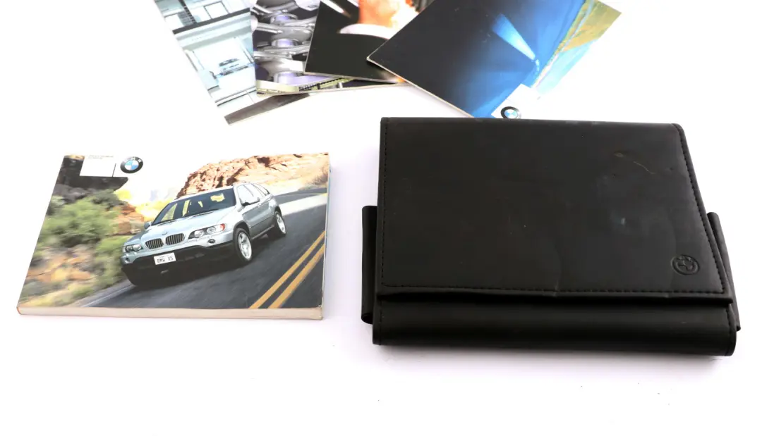 BMW X5 Series E53 2 Service Booklet Owner's Handbook Case Pouch Wallet