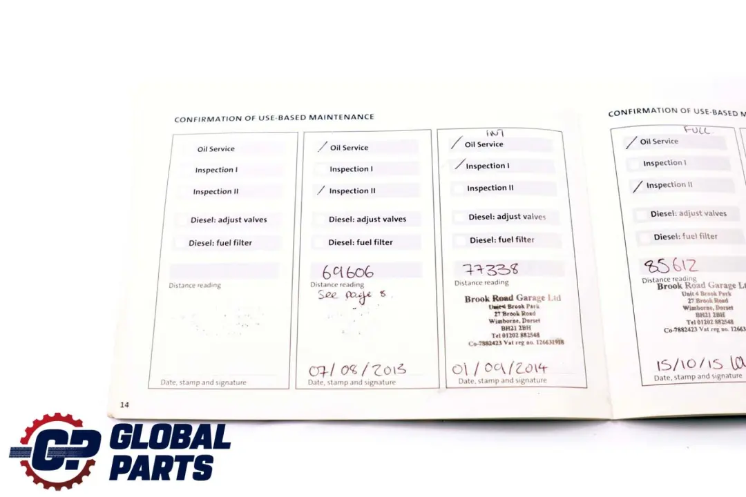 BMW Mini Cooper One R50 Service Book Booklet Instruction 0157723