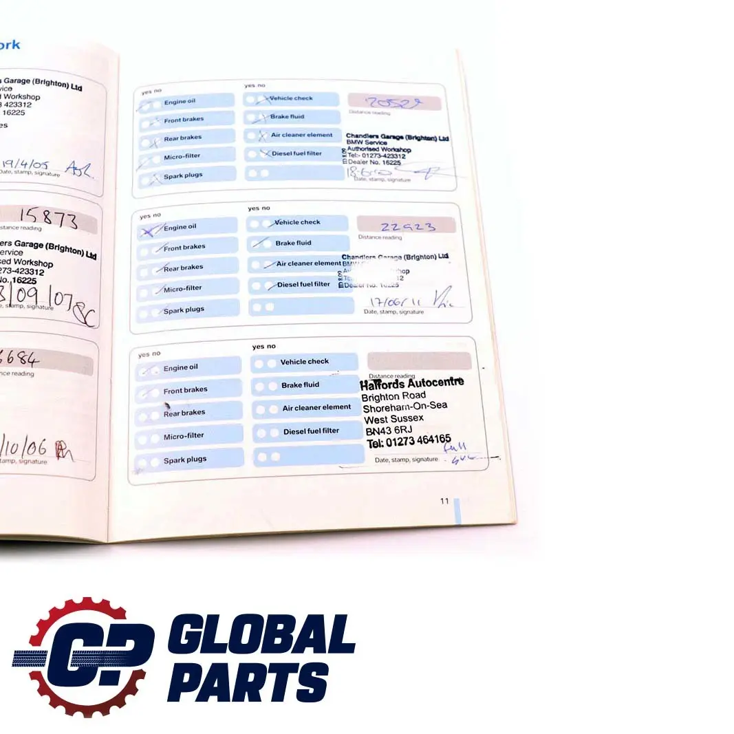 BMW 1 Series E87 Service Booklet Book 0159013 01410159013