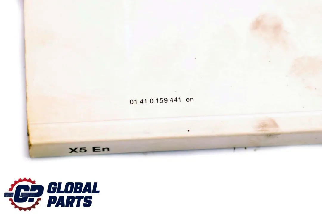 BMW X5 Series E53 Service Booklet Owner's Handbook Book Set Wallet Case 0159441