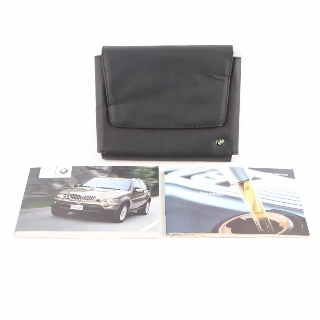 BMW X5 E53 Service Booklet Owner's Handbook Book Set Wallet Case 0159441