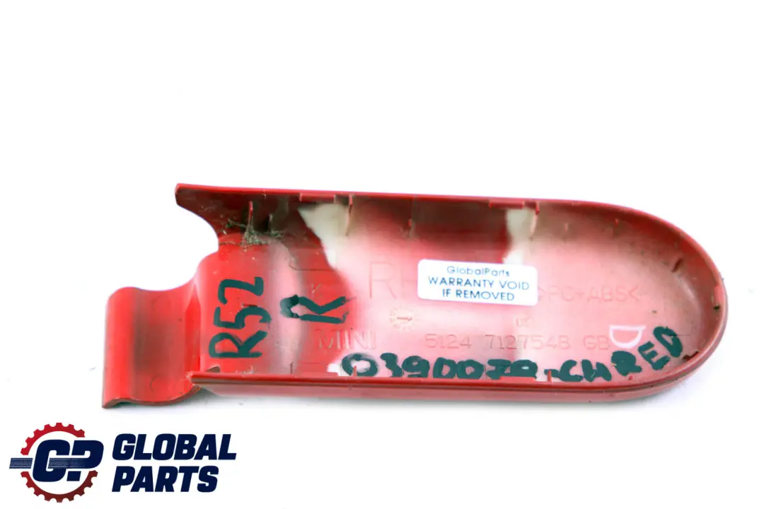 BMW Mini Cooper One R52 Cabrio Trunk Lid Cover Hinge Right O/S Chili Red