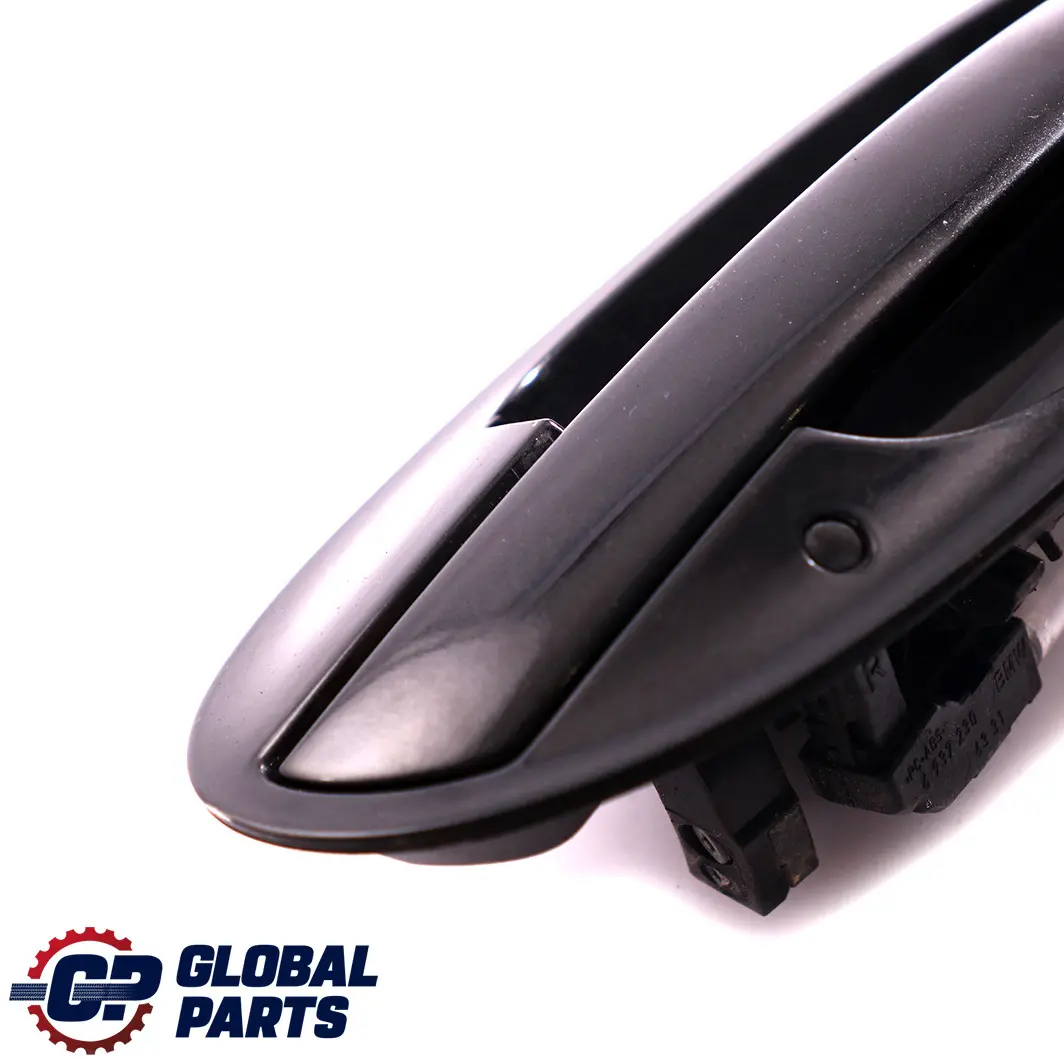 BMW 7 Series E65 E66 Rear Right Grab Handle O/S Black Sapphire Metallic 475