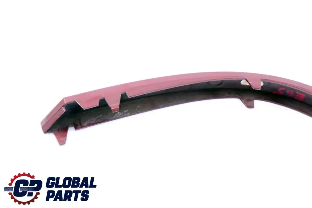 BMW 7 Series E65 E66 Bumper Guard Strip Rear Left N/S Chiarettorot Red Metallic