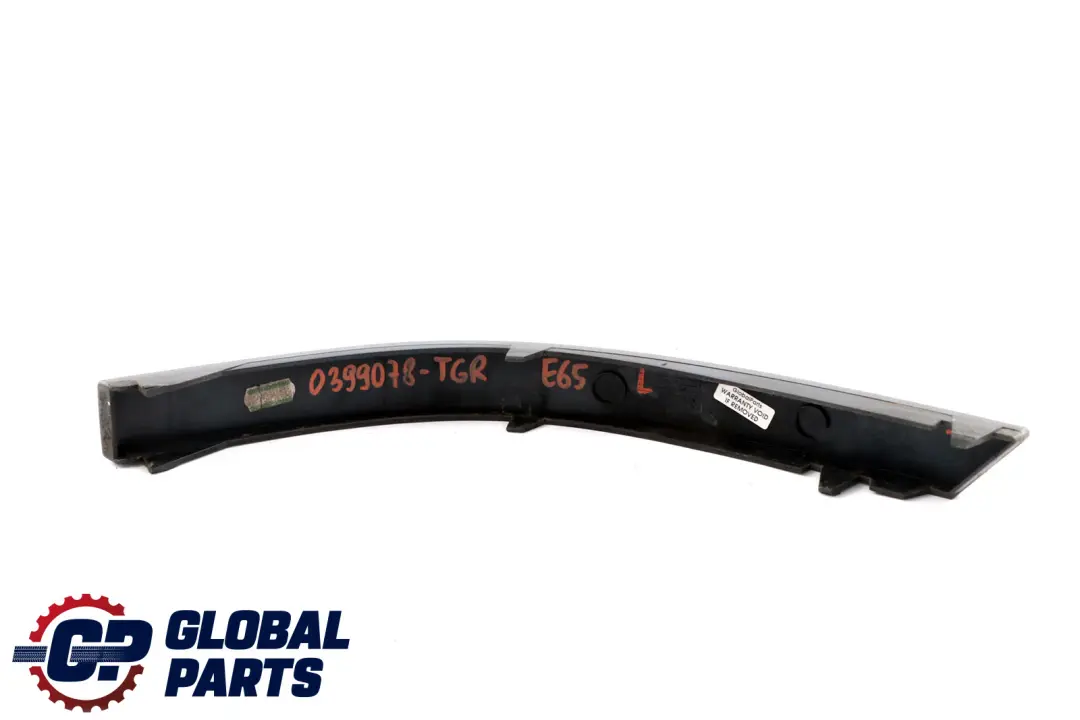 BMW 7 Series E65 E66 Bumper Guard Strip Rear Left N/S Titangrau II Metallic