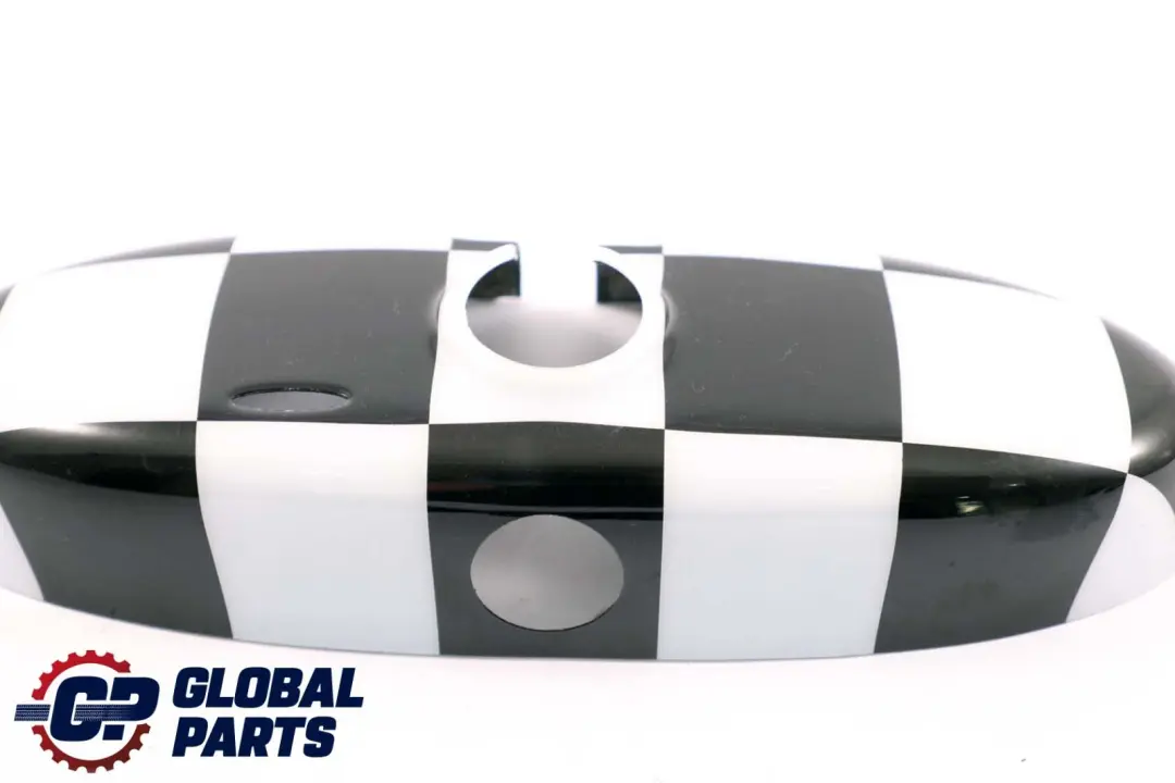 BMW Mini Cooper R50 R56 R57 R60 Rear View Interior Mirror Cover Checkered