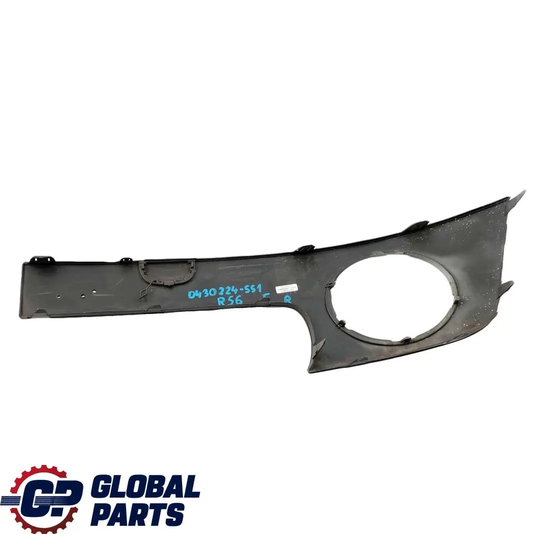Mini Cooper R55 R56 1 Front Bumper Trim Panel Right O/S Sparkling Silver