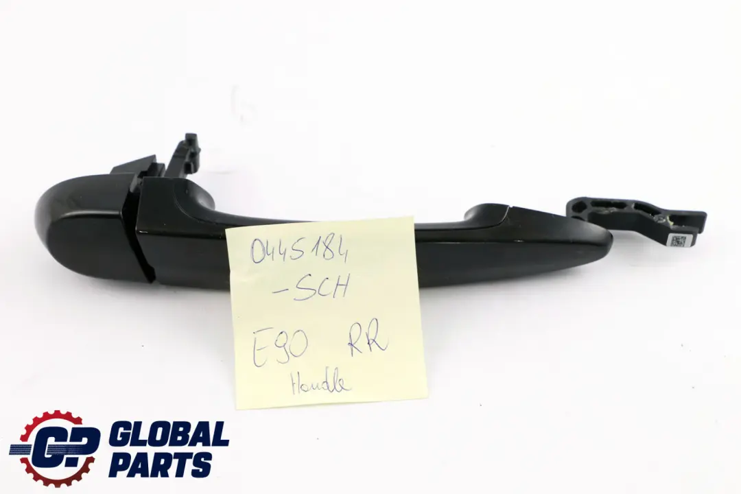 BMW 3 Series E90 E91 Grab Handle Rear Right O/S Door Schwarz 2 Black 668