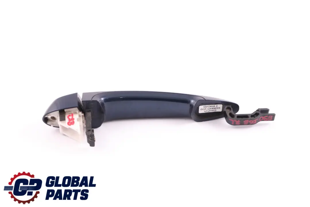 BMW 3 Series E90 E91 Rear Left Grab Handle N/S Tiefseeblau Metallic Blue A76