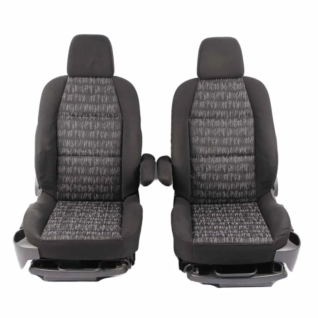 Seats Peugeot 307 Cloth Fabric Set Front Rear Bench Seat Anthracite Palassari