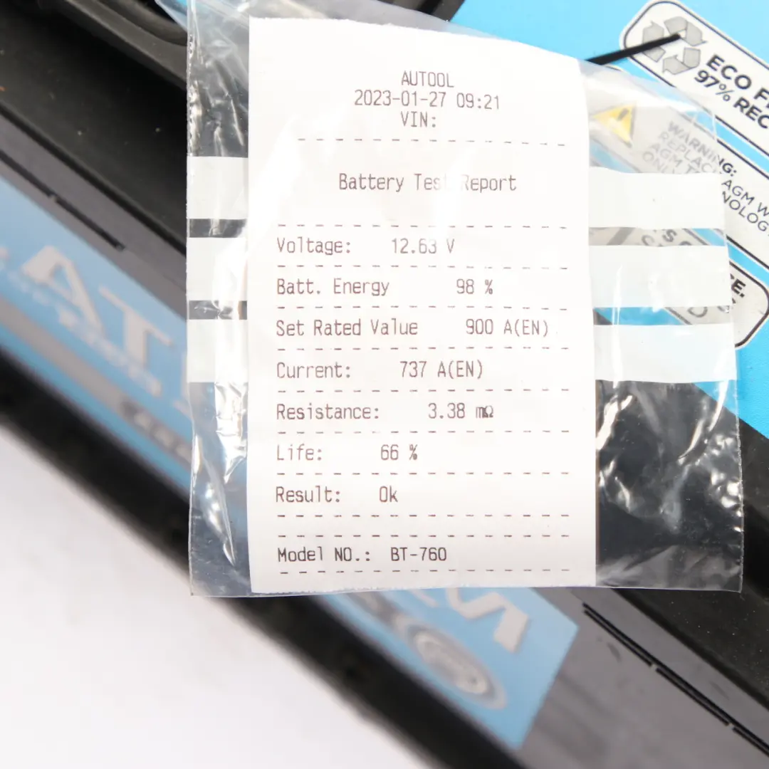 Platinium Start Stop Plus AGM Accumulator Battery 90Ah 900A 12V AGM19