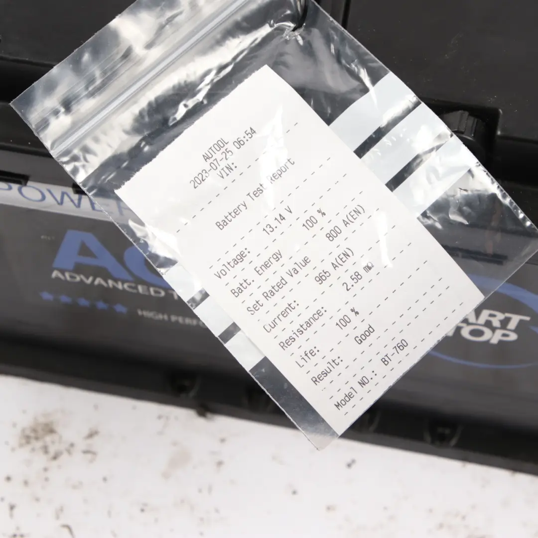 POWERPLUS AGM Start Stop Accumulator Battery 85Ah 800A 