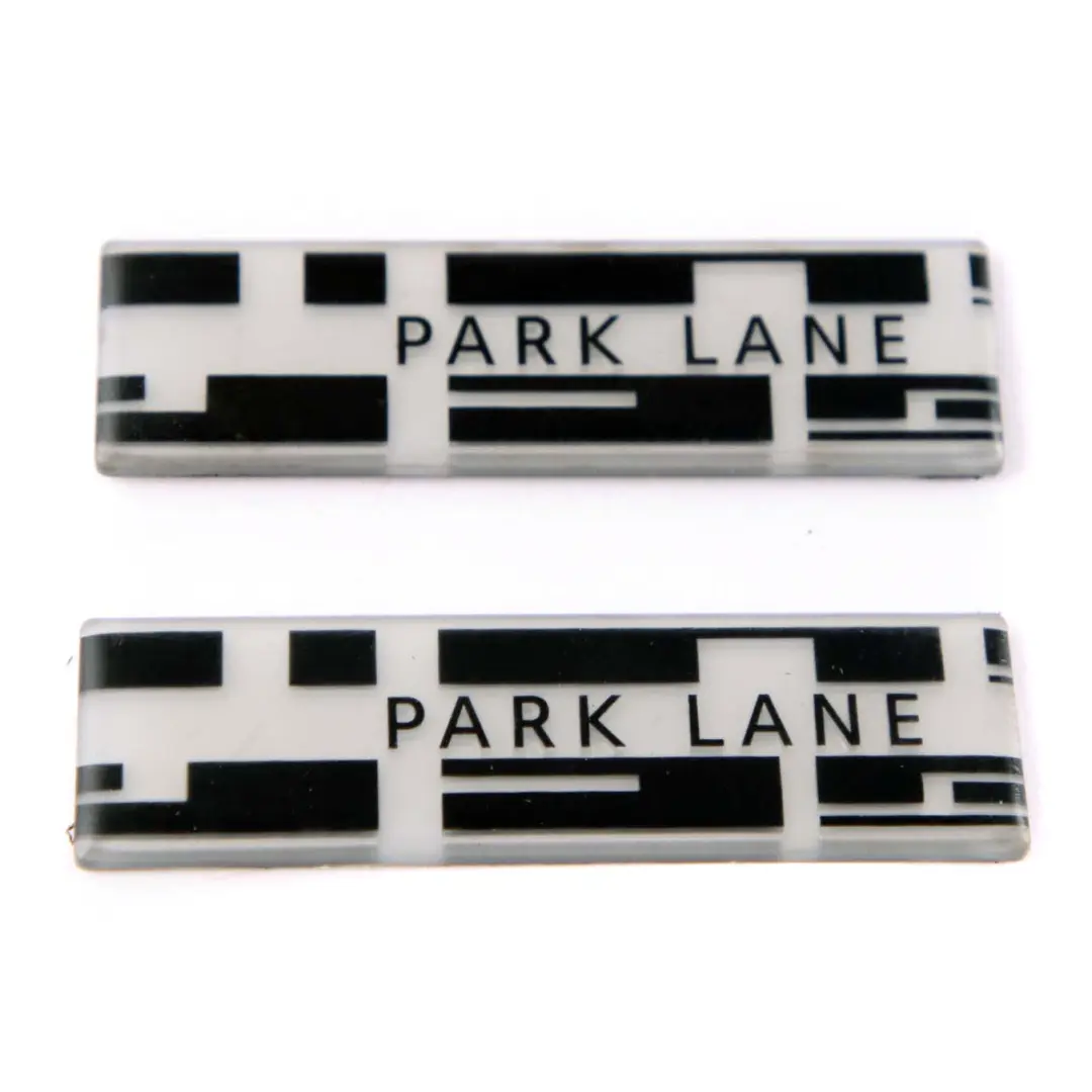 Mini R50 Park Lane Pegatina Ventana Trasera Calcomanías Placas Set