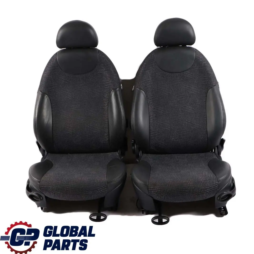 Mini Cooper R50 Cloth Fabric / Leather Kaleido Interior Seats Front Rear Seat