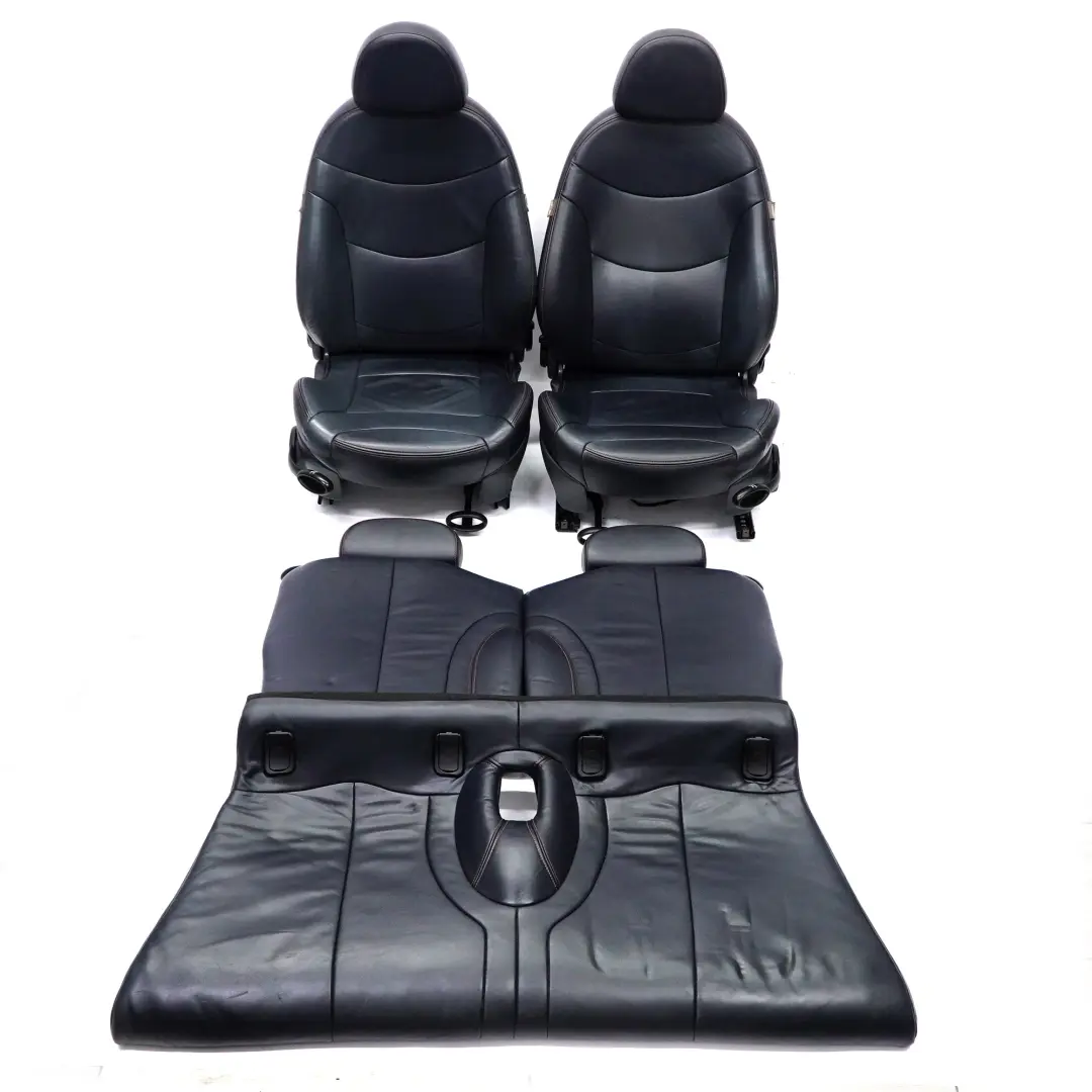 Asientos Cuero Mini R52 Sport Gravity Asiento Costura Naranja