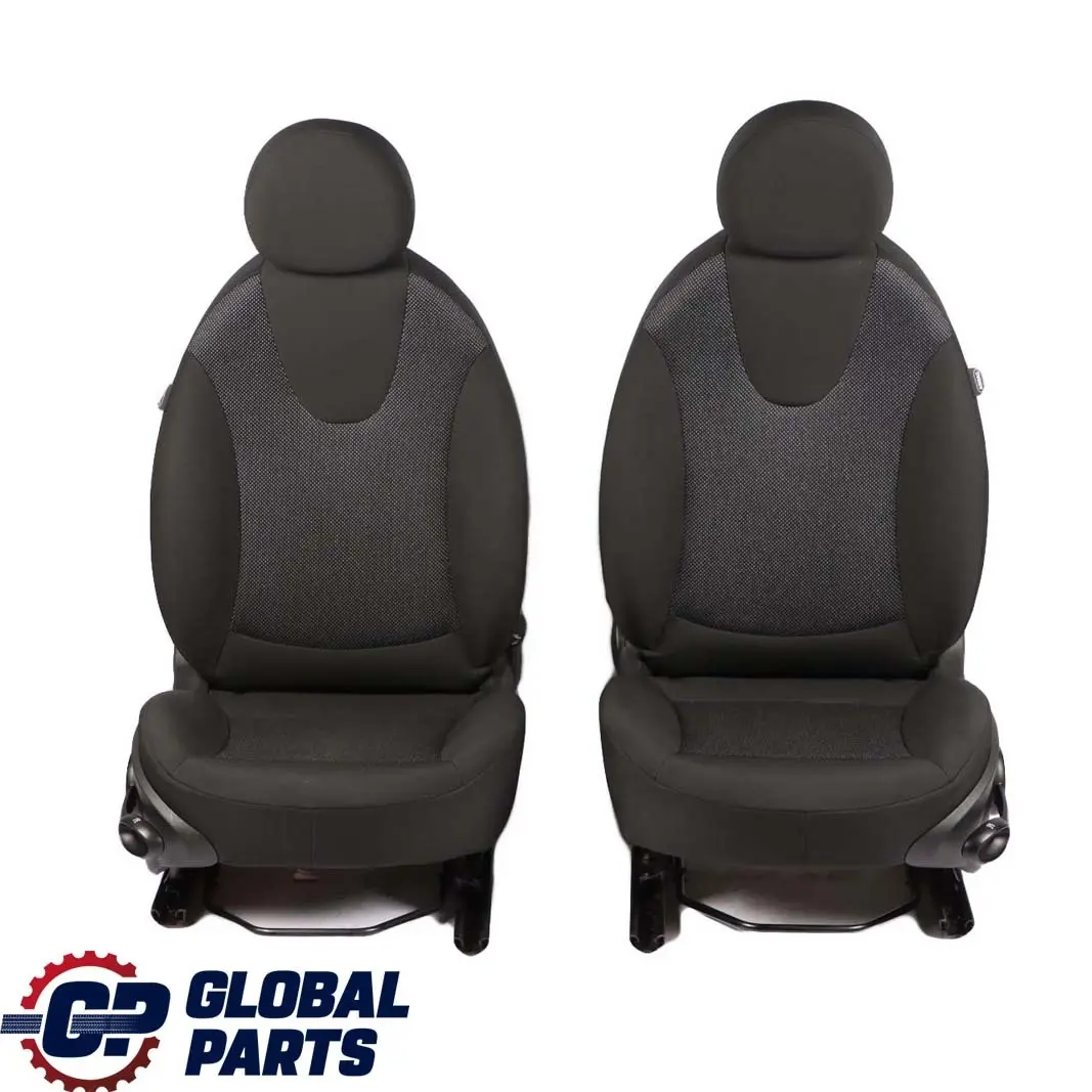 Mini Cooper One R56 Cloth Interior Seats Seat Set Fabric Cosmos Carbon Black