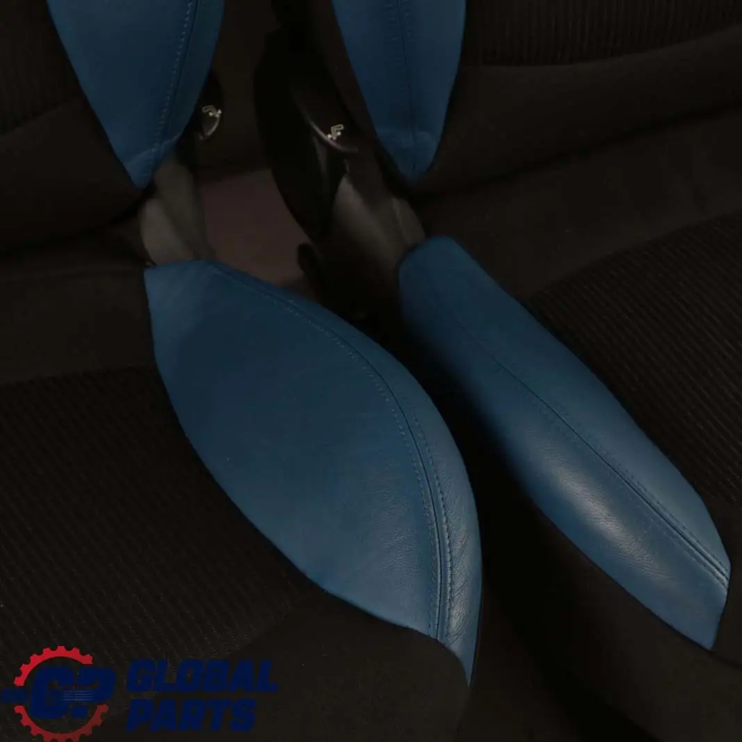 Mini Cooper One R56 Sport  Cloth / Blue Leather Interior Seats Front Rear Seat