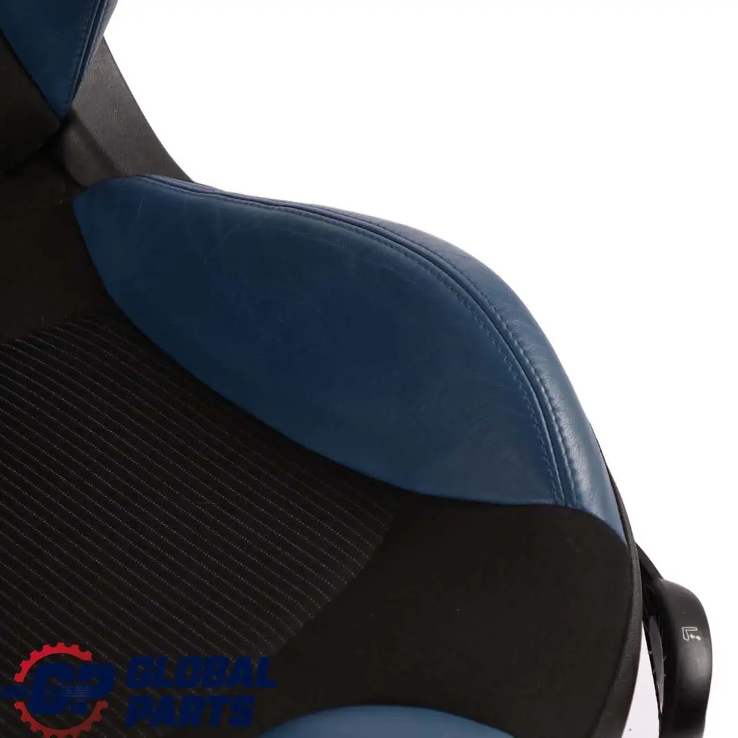 Mini Cooper One R56 Sport  Cloth / Blue Leather Interior Seats Front Rear Seat