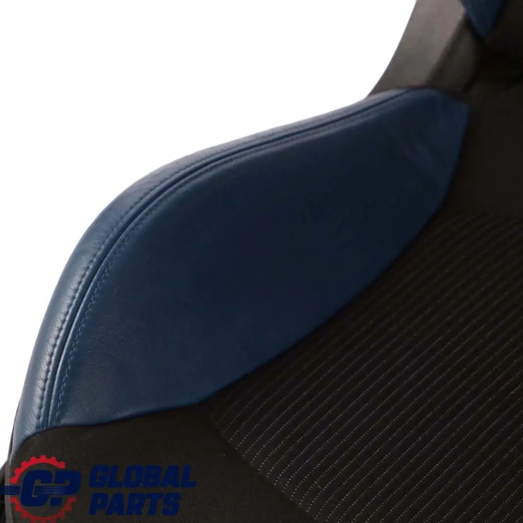 Mini Cooper One R56 Sport  Cloth / Blue Leather Interior Seats Front Rear Seat