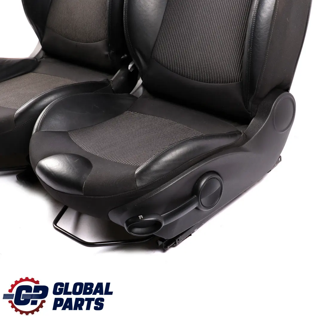 Mini Cooper One R56 Sport Black Cloth / Leather Interior Seats Front Rear Seat