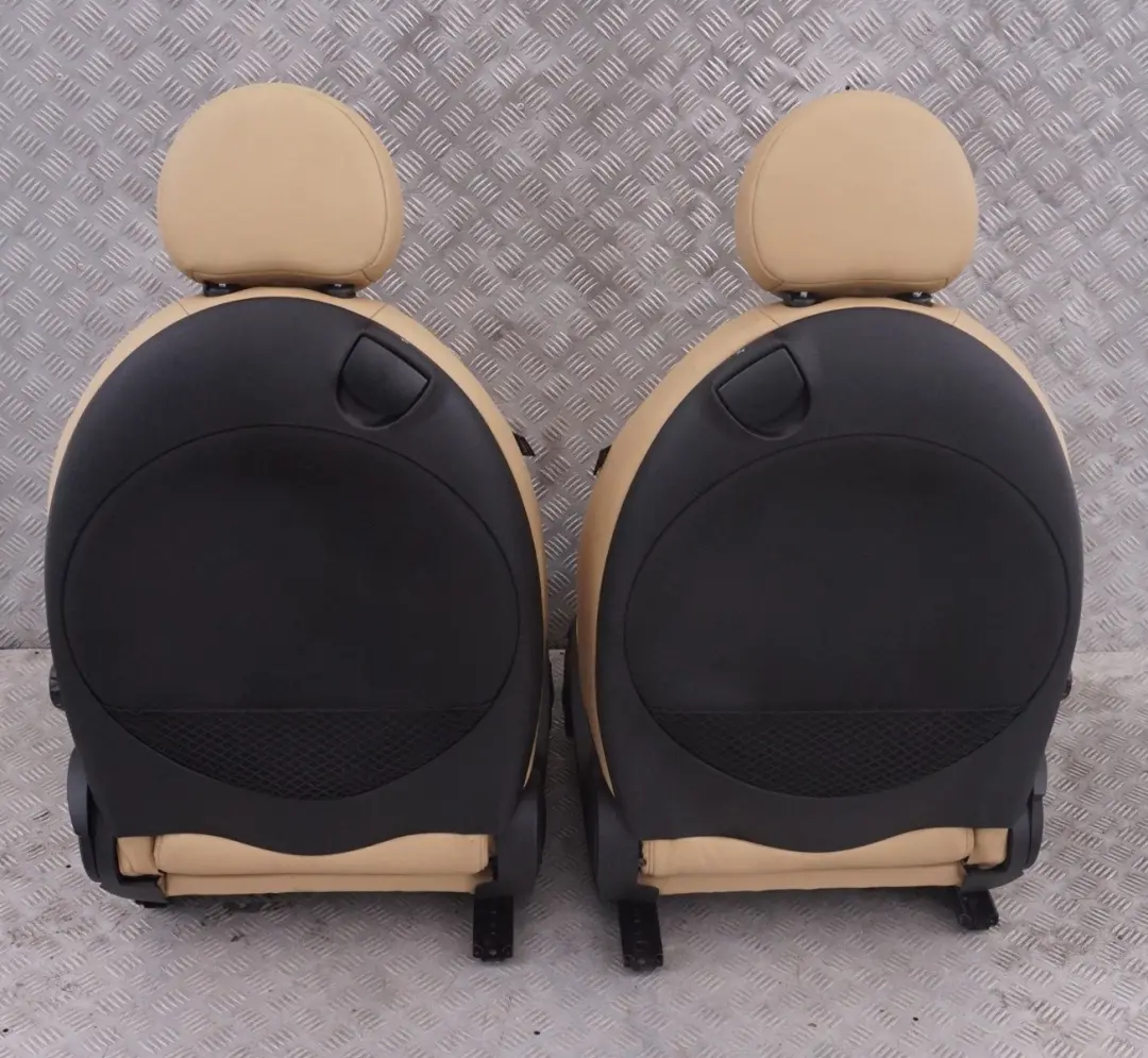 *BMW Mini Cooper One 1 R56 Sports Innensitze aus Vollleder Leder BEIGE innen
