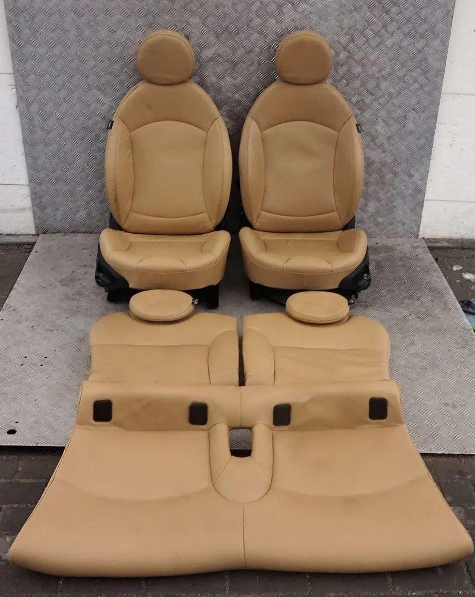 *BMW Mini Cooper One 1 R56 Sports Innensitze aus Vollleder Leder BEIGE innen