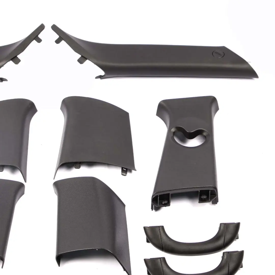 Pillar Set Mini R60 Countryman Interior Trims Panels Covers Black Sun Visors